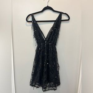 glittery romper